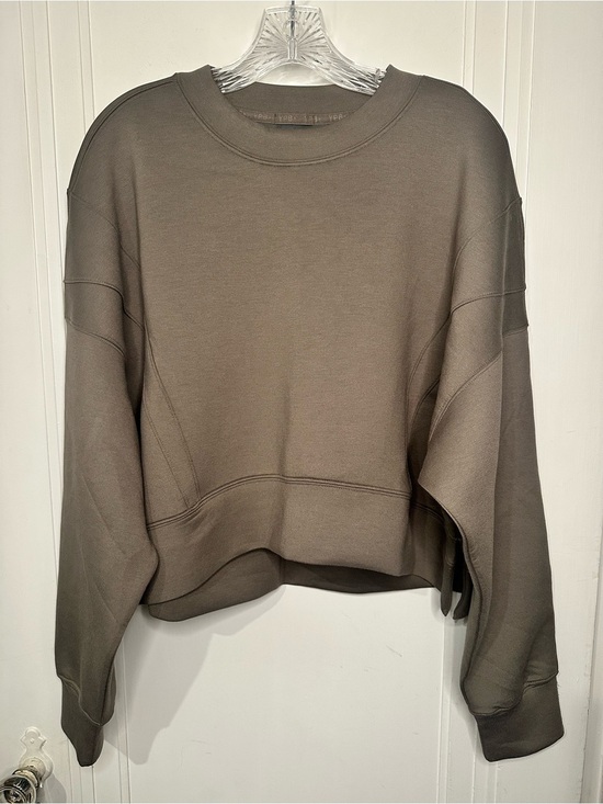 Abercrombie & Fitch Sweaters - Abercrombie Ypb Neoknit Mini Crew brownish green